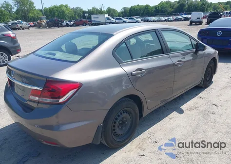 2015 Honda Civic Lx из США, поврежденный, VIN 19XFB2F59FE050852